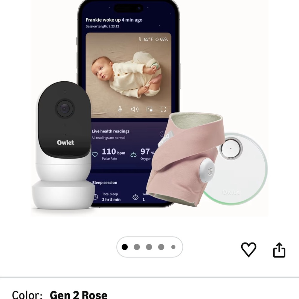 Owlet Duo smart sock and camera